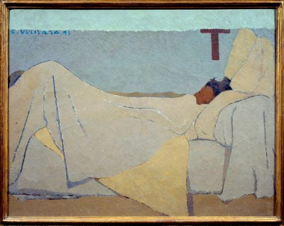 W łóżku autorstwa Edouard Vuillard