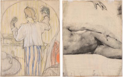 Przed lustrem autorstwa Edouard Vuillard