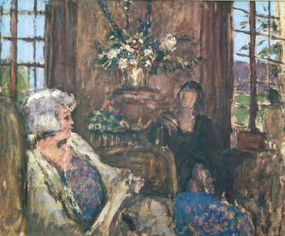 Wnętrze (gwasz) autorstwa Edouard Vuillard