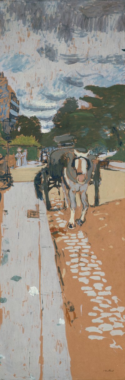 Wóz nawadniający autorstwa Edouard Vuillard