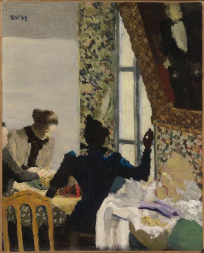 Nawlekanie nici autorstwa Edouard Vuillard