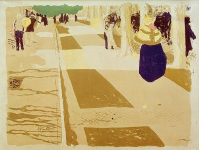 Aleja autorstwa Edouard Vuillard