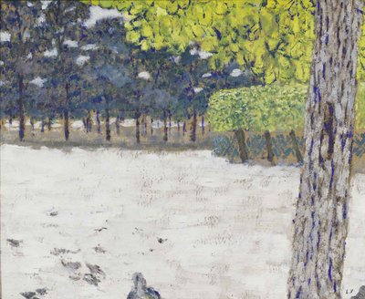 Ogród Tuileries, ok. 1894 r. autorstwa Edouard Vuillard