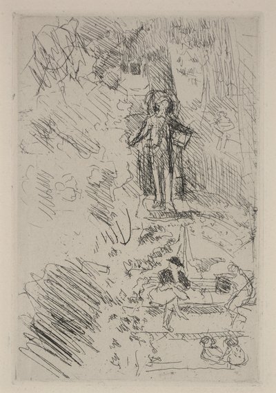 Małe szkice na placu autorstwa Edouard Vuillard