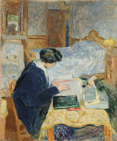 Lucy Hessel czytająca autorstwa Edouard Vuillard