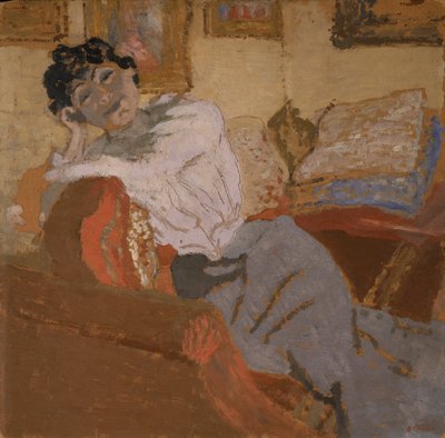 Madame Hessel na sofie autorstwa Edouard Vuillard