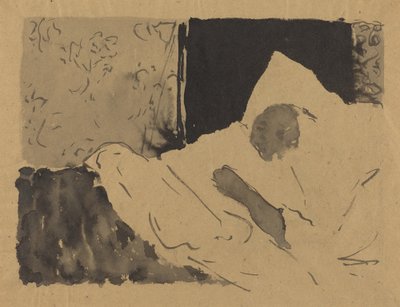 Madame V. Śpiąca, ok. godz. 1892. autorstwa Edouard Vuillard