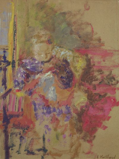 Szwalnia Madame Vuillard, ok. 1905 r. autorstwa Edouard Vuillard