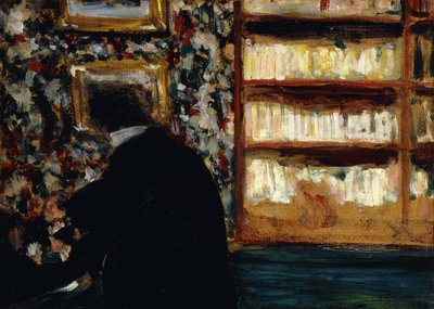 Monsieur Natanson w Bibliotece autorstwa Edouard Vuillard