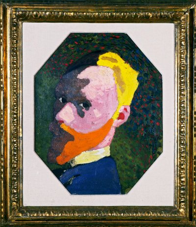 Autoportret ośmiokątny, 1890 autorstwa Edouard Vuillard