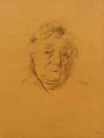 Portret Madame Bénard od frontu autorstwa Edouard Vuillard