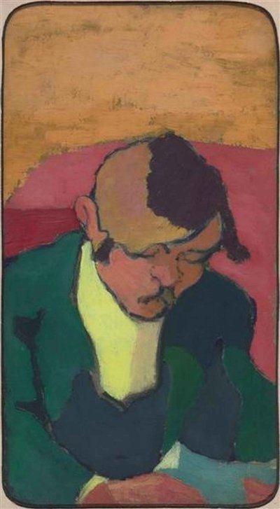 Portret Ker-Xaviera Roussela 1867-1944, c. 1890. autorstwa Edouard Vuillard