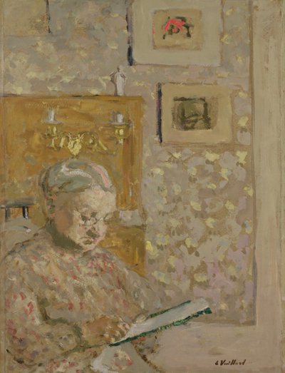 Portret Madame Vuillard, Matki Artystki, ok. 1910 autorstwa Edouard Vuillard