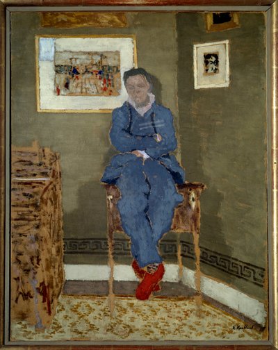 Portret malarza Felixa Vallottona (1865-1925) autorstwa Edouard Vuillard