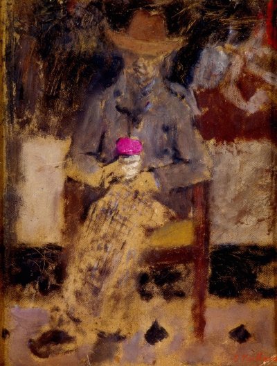 Retrato de Felix Vallotton autorstwa Edouard Vuillard