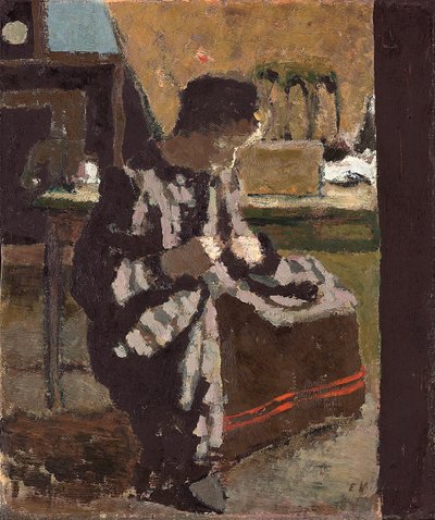 Szycie; La couture, ok. 1893 autorstwa Edouard Vuillard