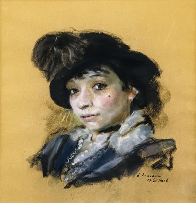 Simone, ok. 1912 autorstwa Edouard Vuillard