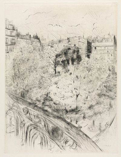 Plac Ventimiglia autorstwa Edouard Vuillard