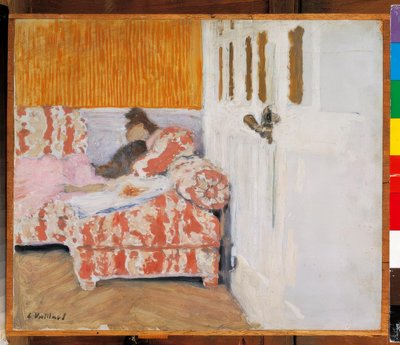 Na kanapie (Biały pokój) autorstwa Edouard Vuillard