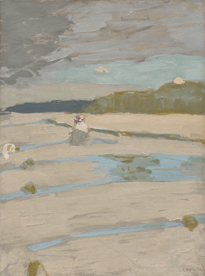 Plaża w Saint-Jacut autorstwa Edouard Vuillard