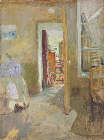 Otwarte drzwi, ok. godz. 1902-1903 autorstwa Edouard Vuillard