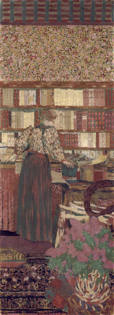Prywatność. Dekoracja dla Biblioteki Dr. Vaquez autorstwa Edouard Vuillard