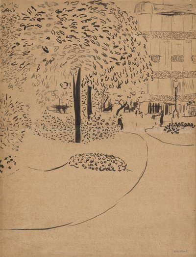 Plac, 1910. autorstwa Edouard Vuillard