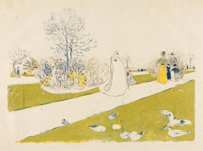 Ogród Tuileries autorstwa Edouard Vuillard
