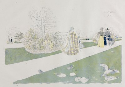 Ogród Tuileries autorstwa Edouard Vuillard