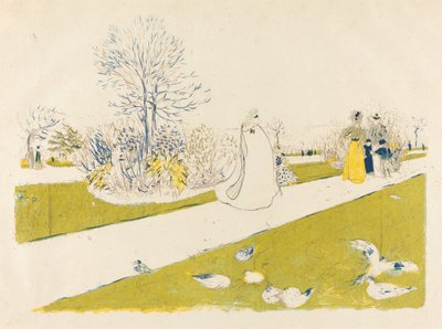 Ogród Tuileries Ogród Tuileries, opublikowana w 1896 r. autorstwa Edouard Vuillard