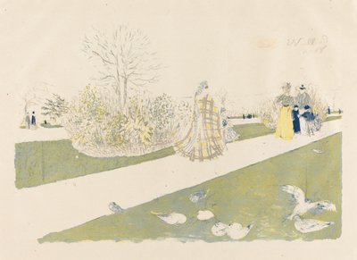 Ogród Tuileries Ogród Tuileries, opublikowana w 1896 r. autorstwa Edouard Vuillard