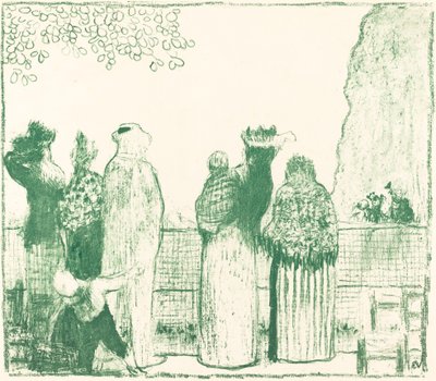 Ogrody Tuileries, 1895. autorstwa Edouard Vuillard