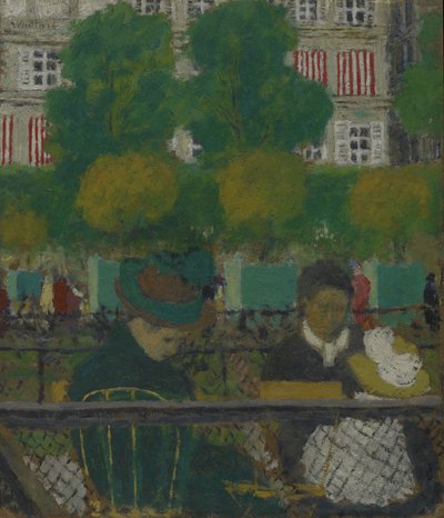 Ogrody Tuileries, Paryż autorstwa Edouard Vuillard