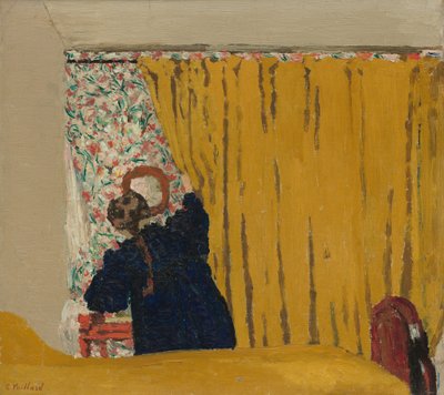 Żółta kurtyna, c. 1893. autorstwa Edouard Vuillard