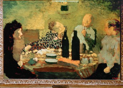 Rodzina po posiłku autorstwa Edouard Vuillard