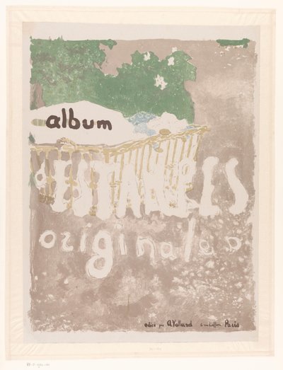 Titelprent voor: Album oryginalnych grafik z galerii Vollard, vol. 2 Album oryginalnych wydruków (tytuł na obiekcie) autorstwa Edouard Vuillard