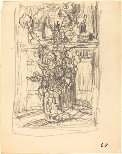 Wazon kwiatów autorstwa Edouard Vuillard