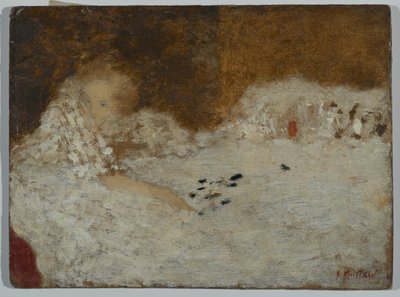 Młoda kobieta w łóżku, 1894 autorstwa Edouard Vuillard