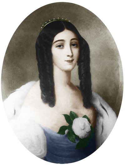Marie Duplessis autorstwa Édouard after Viénot