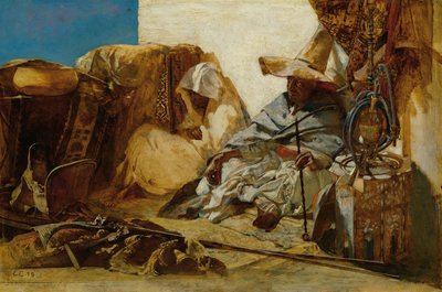 Sprzedawca dywanów orientalnych autorstwa Eduard Charlemont