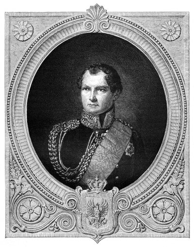 Fryderyk Wilhelm IV, król Prus, 1900. autorstwa Eduard Eichens