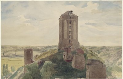 Zamek Roggenhausen autorstwa Eduard Gaertner