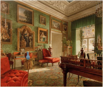 Sala Zielona w Pałacu Berlińskim autorstwa Eduard Gärtner