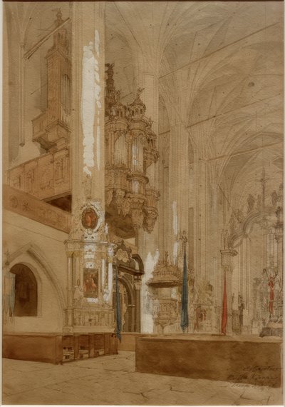 Marienkirche zu Thorn autorstwa Eduard Gärtner