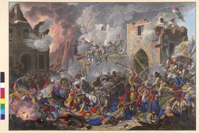 Zwycięska rekonkwista Budy 2 września 1686 r. przez Węgry autorstwa Eduard Gurk