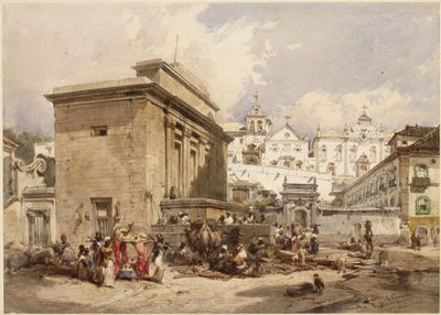 Fontanna w Rio de Janeiro autorstwa Eduard Hildebrandt