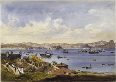Zatoka w Rio de Janeiro autorstwa Eduard Hildebrandt