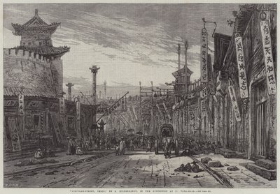 Circular-Street, Pekin autorstwa Eduard Hildebrandt