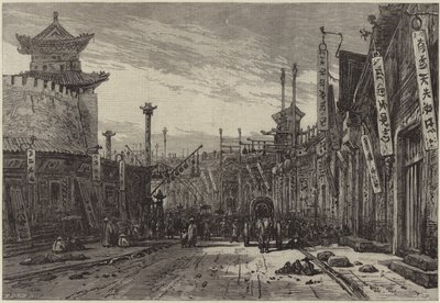 Okrągła ulica autorstwa Eduard Hildebrandt