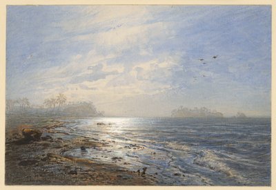 Wybrzeże Birmy autorstwa Eduard Hildebrandt